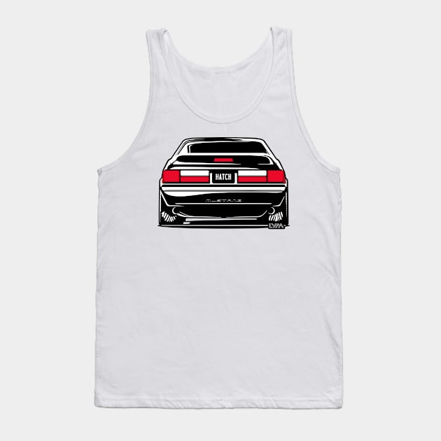 Foxbody Ford Mustang LX Hatch 5.0 Tank Top by LYM Clothing